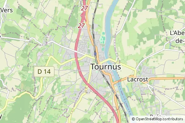 Karte Tournus