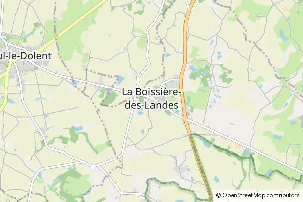 Karte La Boissière-des-Landes