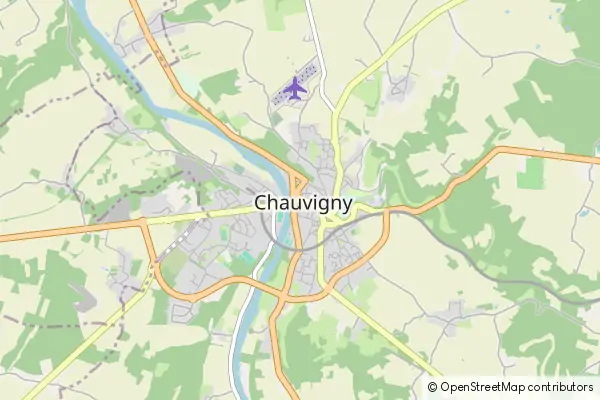 Karte Chauvigny