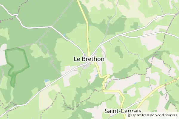 Karte Le Brethon