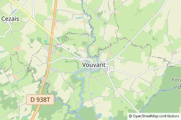 Karte Vouvant