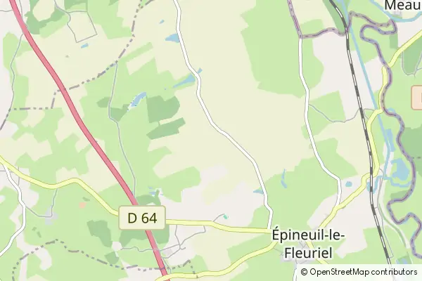 Karte Épineuil-le-Fleuriel