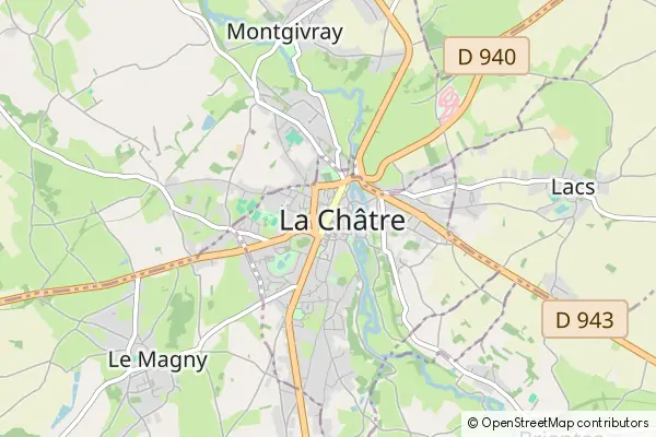 Karte La Châtre