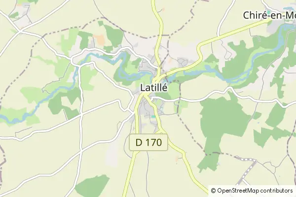 Karte Latillé