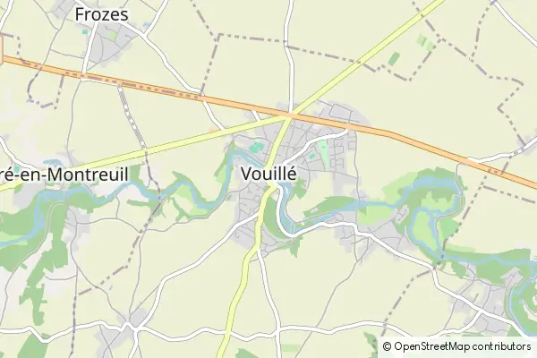 Karte Vouillé