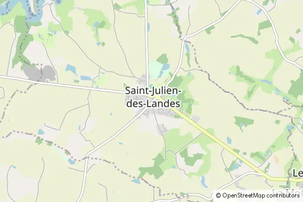 Karte Saint-Julien-des-Landes