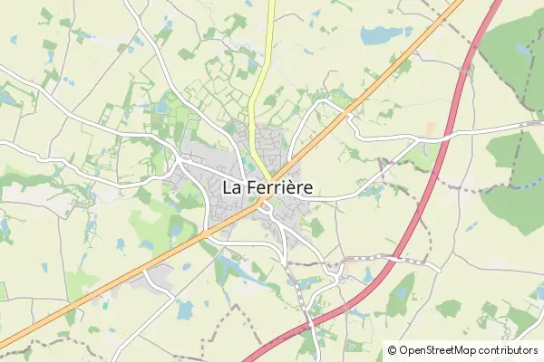 Karte La Ferrière