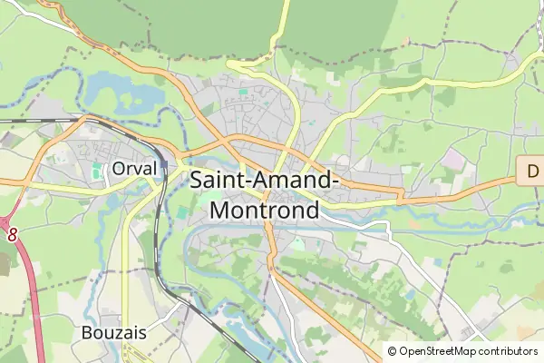 Karte Saint-Amand-Montrond