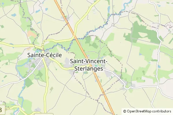 Karte Saint-Vincent-Sterlanges