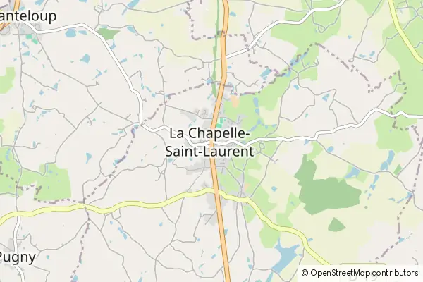Karte La Chapelle-Saint-Laurent