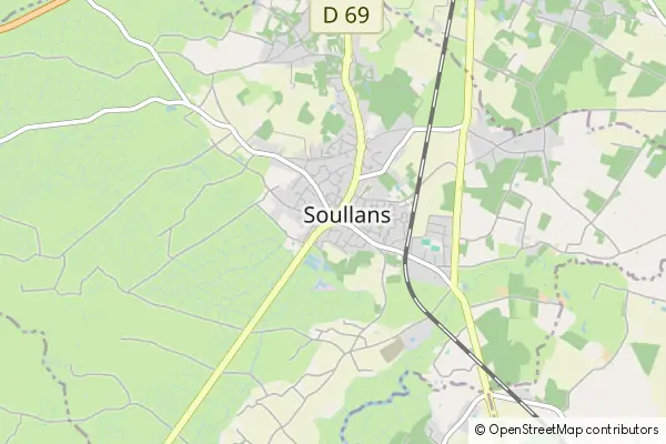 Karte Soullans