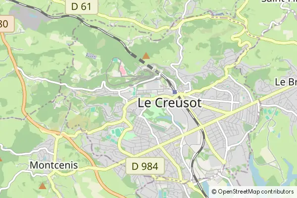 Karte Le Creusot