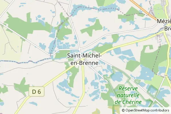 Karte Saint Michel en Brenne