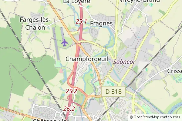 Karte Champforgeuil