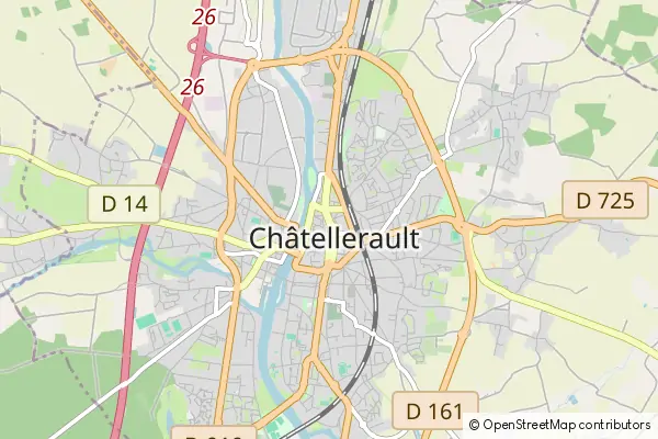 Karte Châtellerault