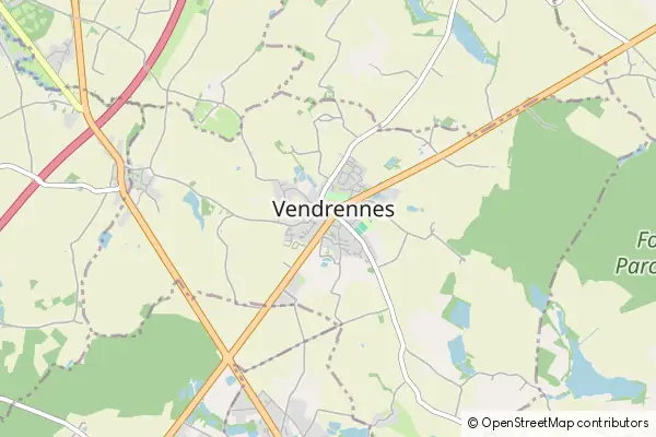 Karte Vendrennes