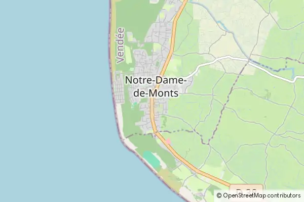 Karte Notre Dame de Monts