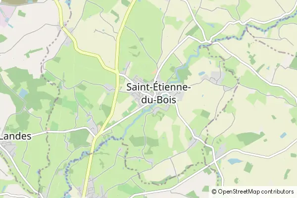 Karte Saint-Étienne-du-Bois