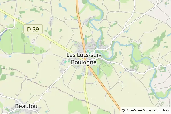 Karte Les Lucs-sur-Boulogne