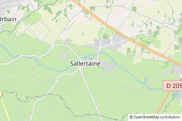 Karte: Sallertaine • © OpenStreetMap contributors Karte Sallertaine