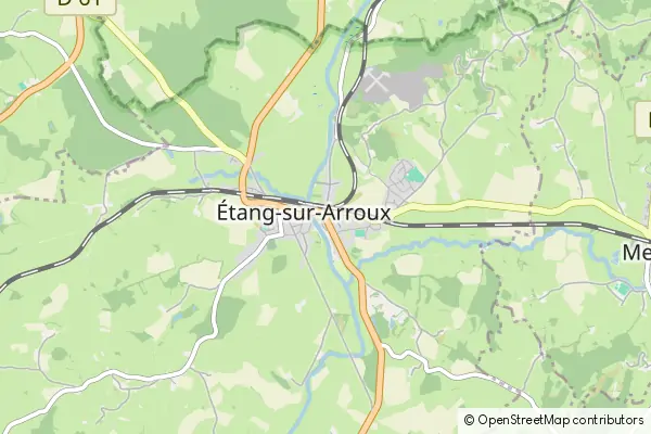 Karte Étang-sur-Arroux