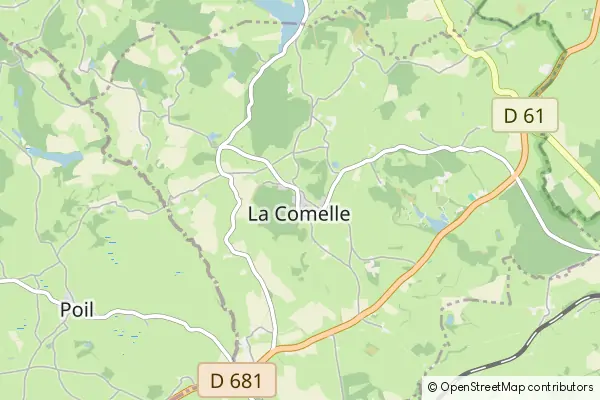 Karte La Comelle