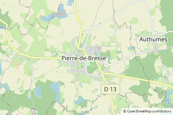 Karte Pierre-de-Bresse