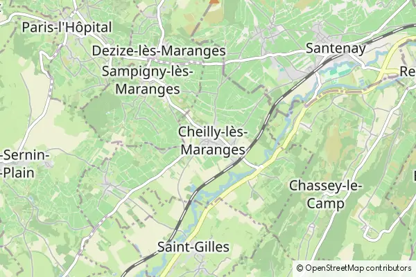 Karte Cheilly-lès-Maranges