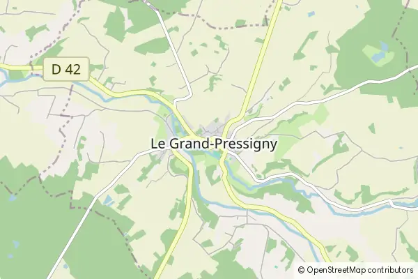 Karte Le Grand-Pressigny