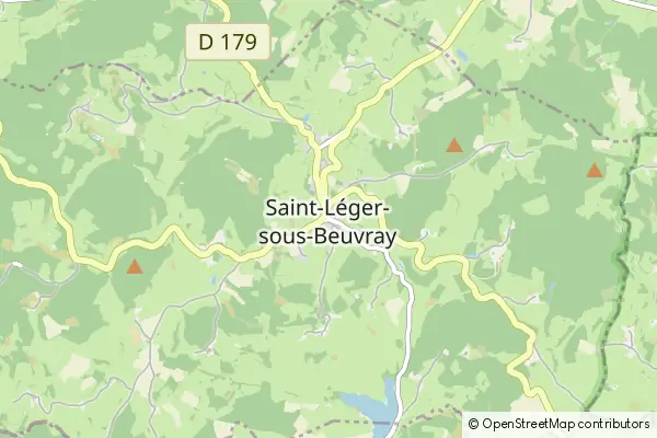 Karte Saint-Léger-sous-Beuvray