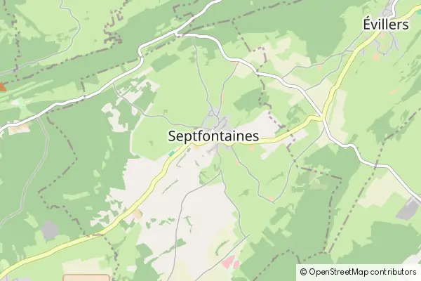 Karte Septfontaines