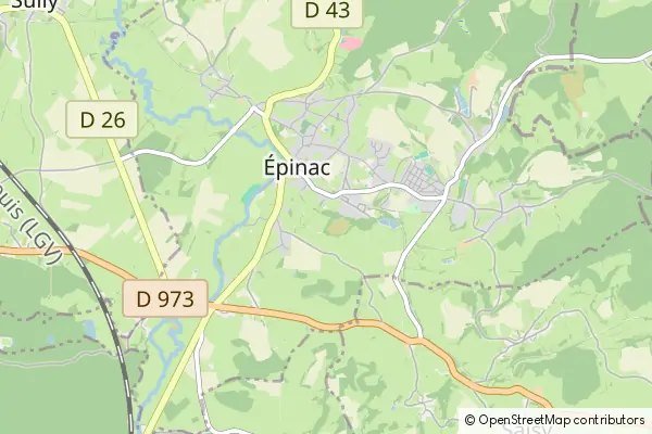 Karte Épinac