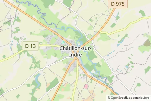 Karte Châtillon-sur-Indre