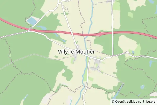 Karte Villy-le-Moutier