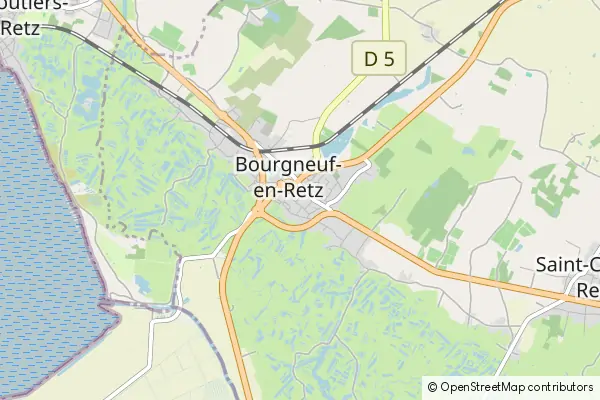 Karte Bourgneuf-en-Retz