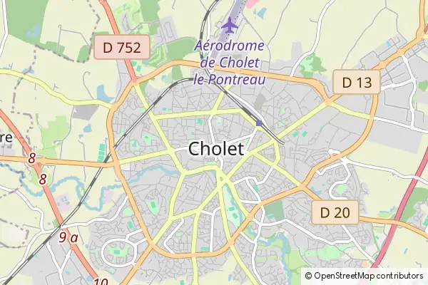 Karte Cholet