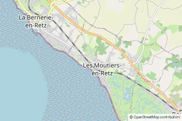 Karte Les Moutiers-en-Retz