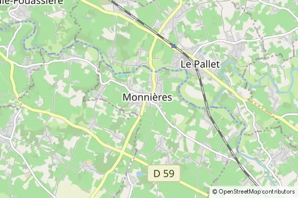 Karte Monnières