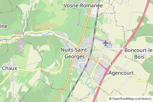 Karte Nuits-Saint-Georges