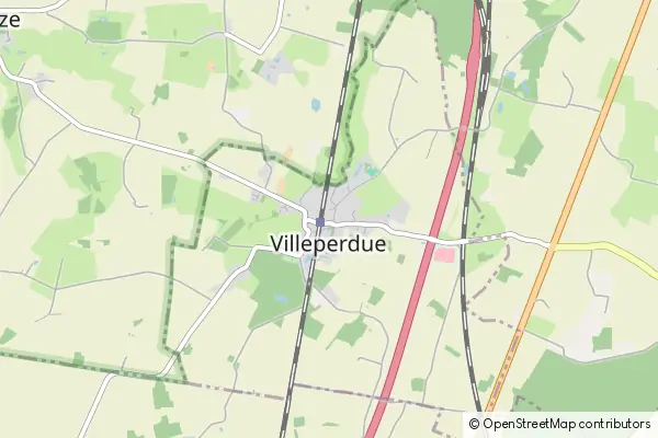 Karte Villeperdue