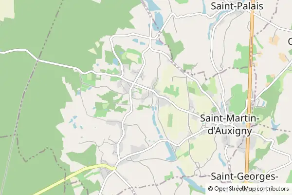 Karte Saint-Martin-d'Auxigny