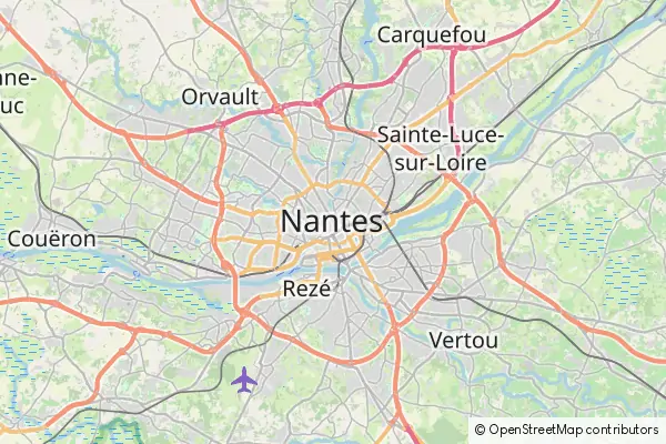 Karte Nantes