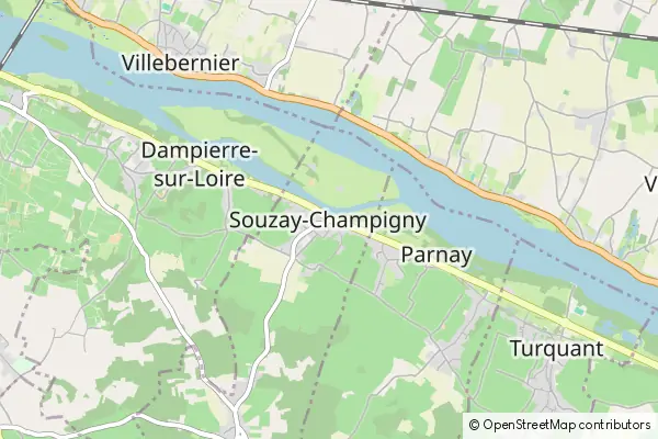 Karte Souzay-Champigny