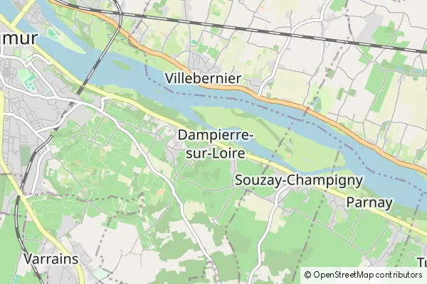 Karte Dampierre-sur-Loire