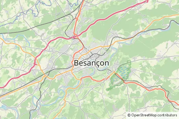 Karte Besançon