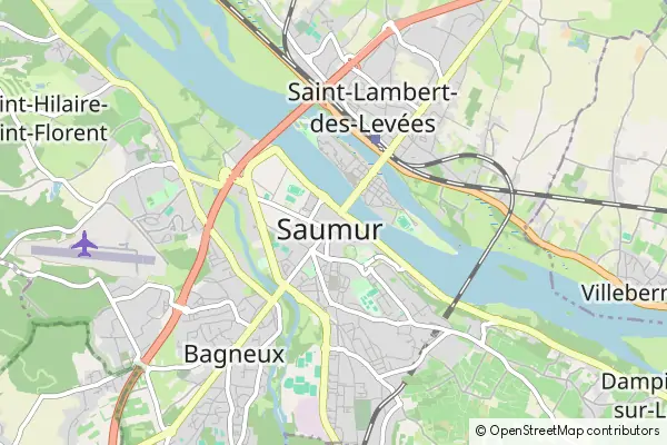 Karte Saumur