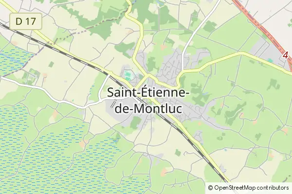 Karte Saint-Étienne-de-Montluc