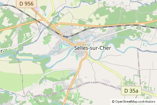 Karte Selles-sur-Cher