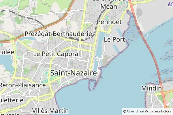 Karte Saint-Nazaire