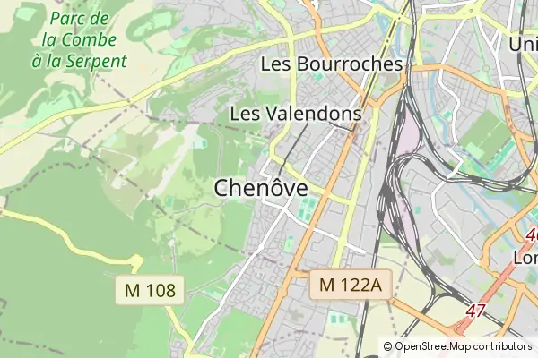 Karte Chenôve